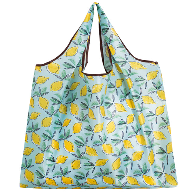 Big Size Thick Nylon Large Tote ECO Reusable Polyester Portable Shoulder Women&#39;s Handbags Folding Pouch Shopping Bag Foldable