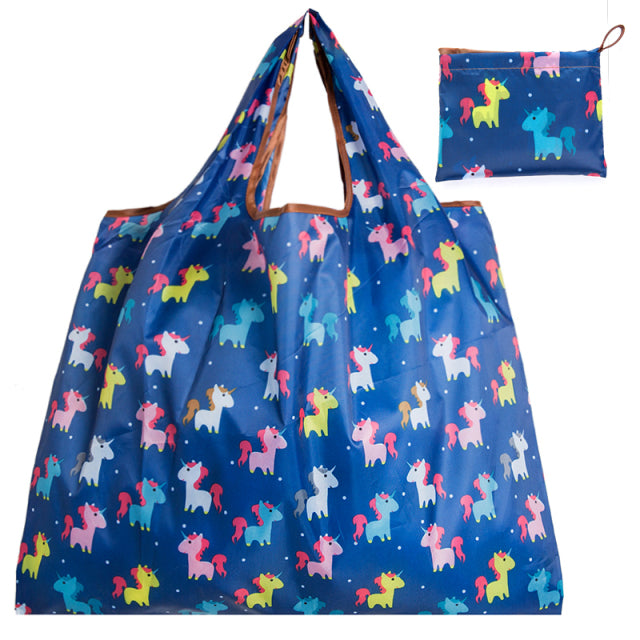 Big Size Thick Nylon Large Tote ECO Reusable Polyester Portable Shoulder Women&#39;s Handbags Folding Pouch Shopping Bag Foldable