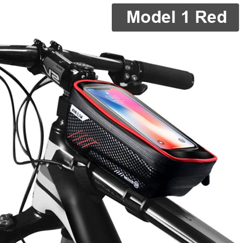 C2C WILD MAN New Bike Frame Waterproof 6.6in Phone Touchscreen Bag