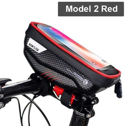 C2C WILD MAN New Bike Frame Waterproof 6.6in Phone Touchscreen Bag
