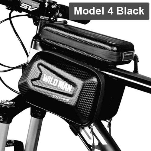 C2C WILD MAN New Bike Frame Waterproof 6.6in Phone Touchscreen Bag