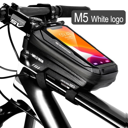 C2C WILD MAN New Bike Frame Waterproof 6.6in Phone Touchscreen Bag