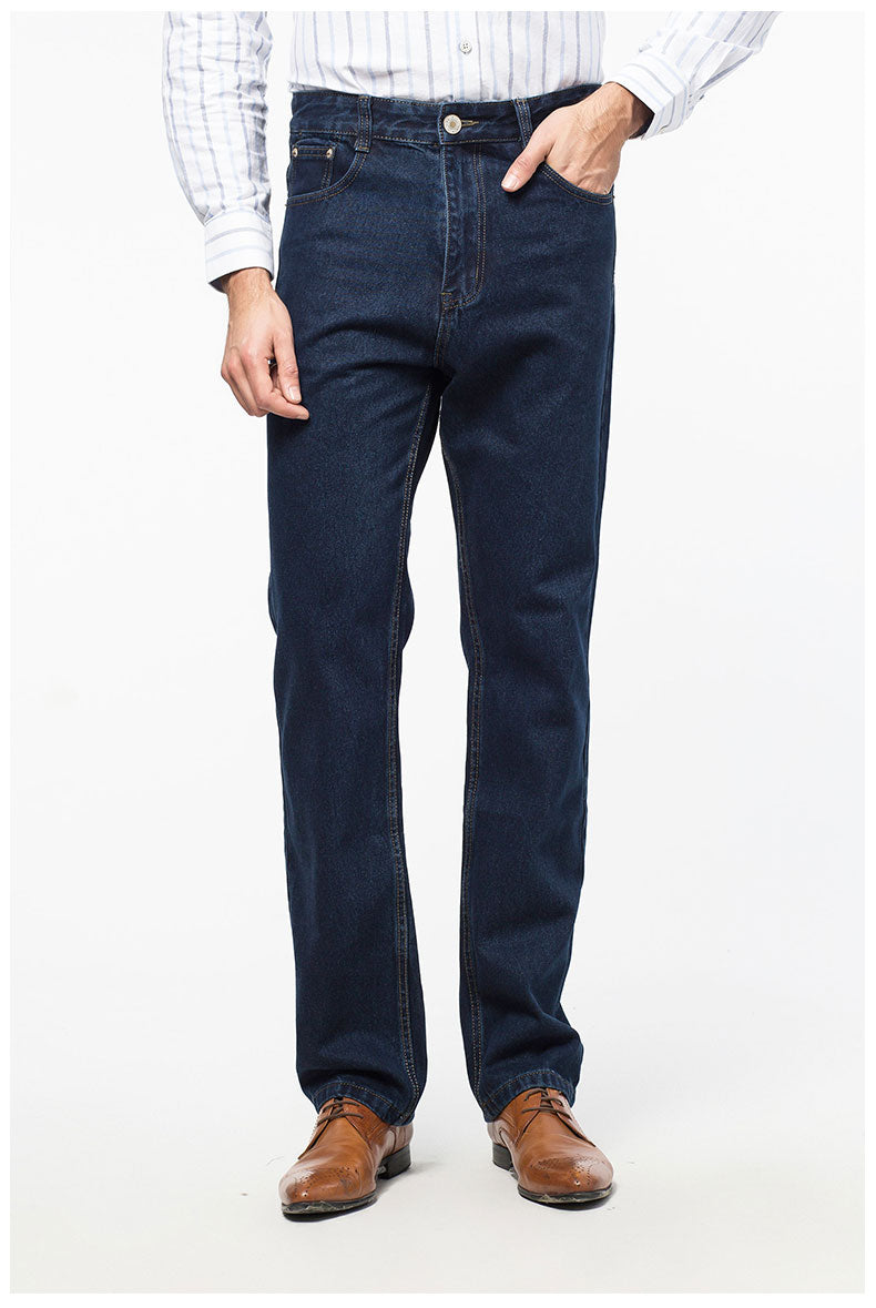 Mens Classic Regular Fit Denim Jeans