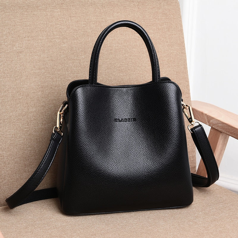 Lanyibaige Leather Tote Bags
