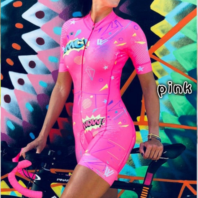 XAMA Pro Triathlon Cycling Jersey Ladies Short Set