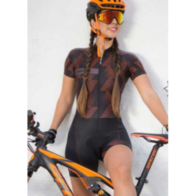 XAMA Pro Triathlon Cycling Jersey Ladies Short Set