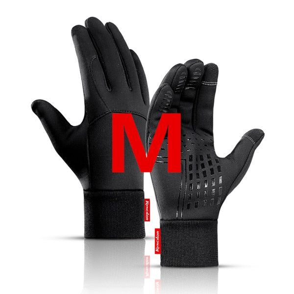 C2C Windproof touch screen water repellent non-slip wear-resistant sports gloves