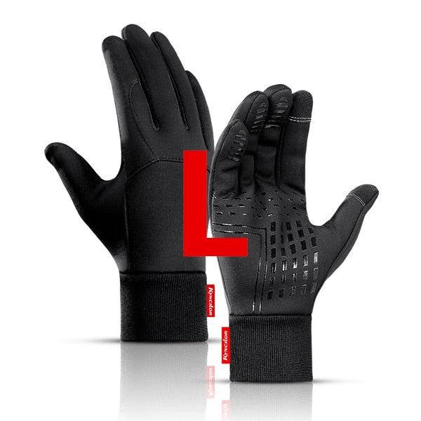 C2C Windproof touch screen water repellent non-slip wear-resistant sports gloves