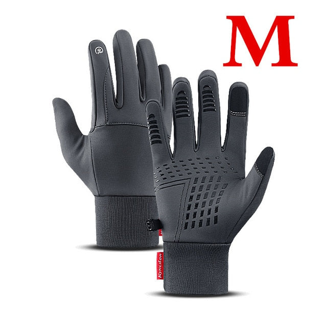 C2C Windproof touch screen water repellent non-slip wear-resistant sports gloves