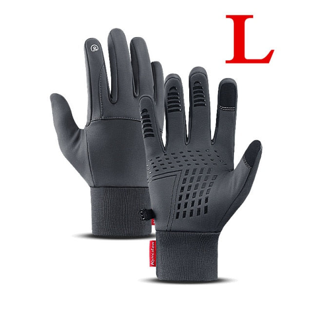 C2C Windproof touch screen water repellent non-slip wear-resistant sports gloves