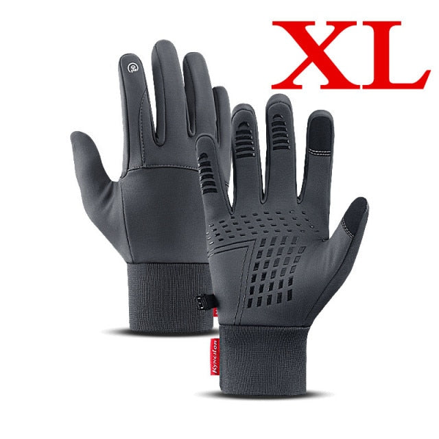 C2C Windproof touch screen water repellent non-slip wear-resistant sports gloves