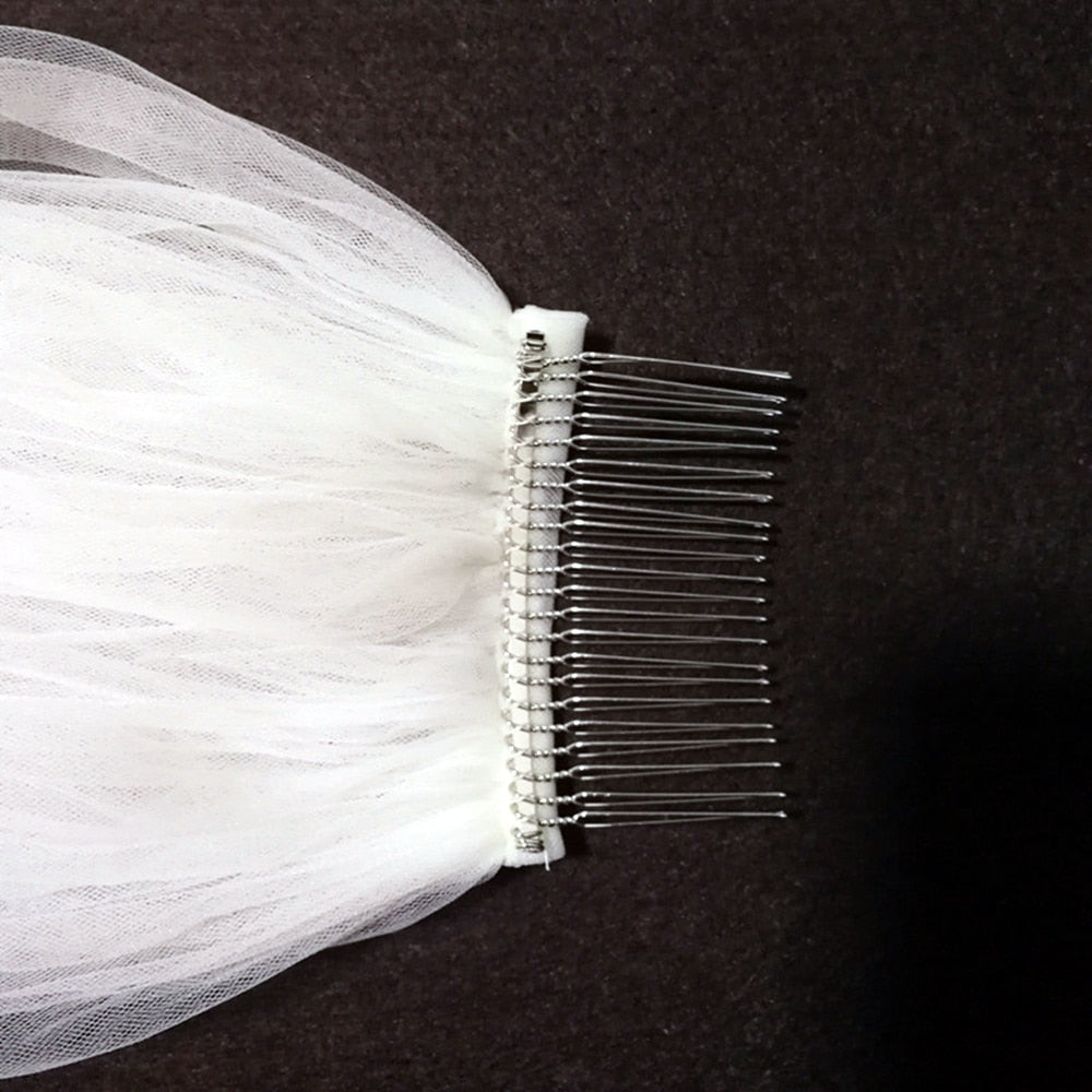 C2C Mall-Cathedral Wedding Long Edge Bridal Veil