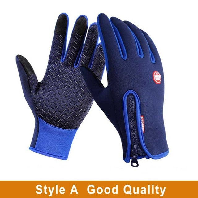 C2C Windproof Winter Warm  Snowboard & Motorcycle Riding Touch Screen Gloves