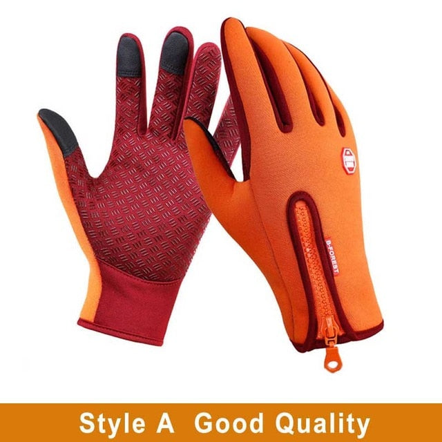 C2C Windproof Winter Warm  Snowboard & Motorcycle Riding Touch Screen Gloves