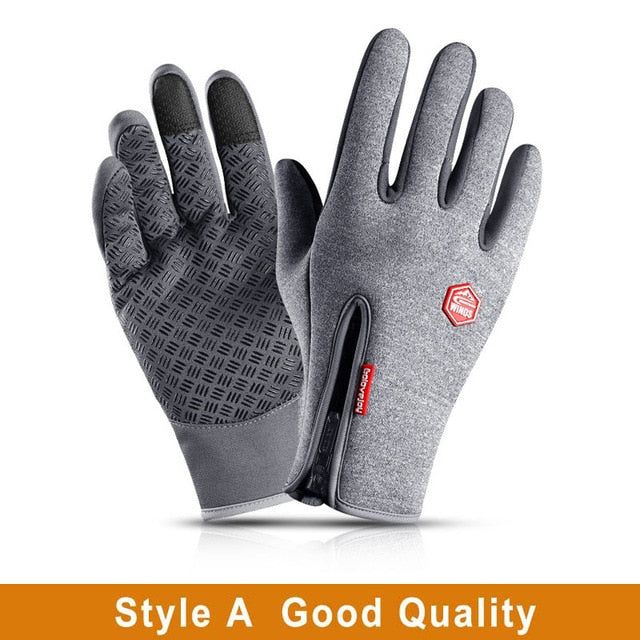 C2C Windproof Winter Warm  Snowboard & Motorcycle Riding Touch Screen Gloves