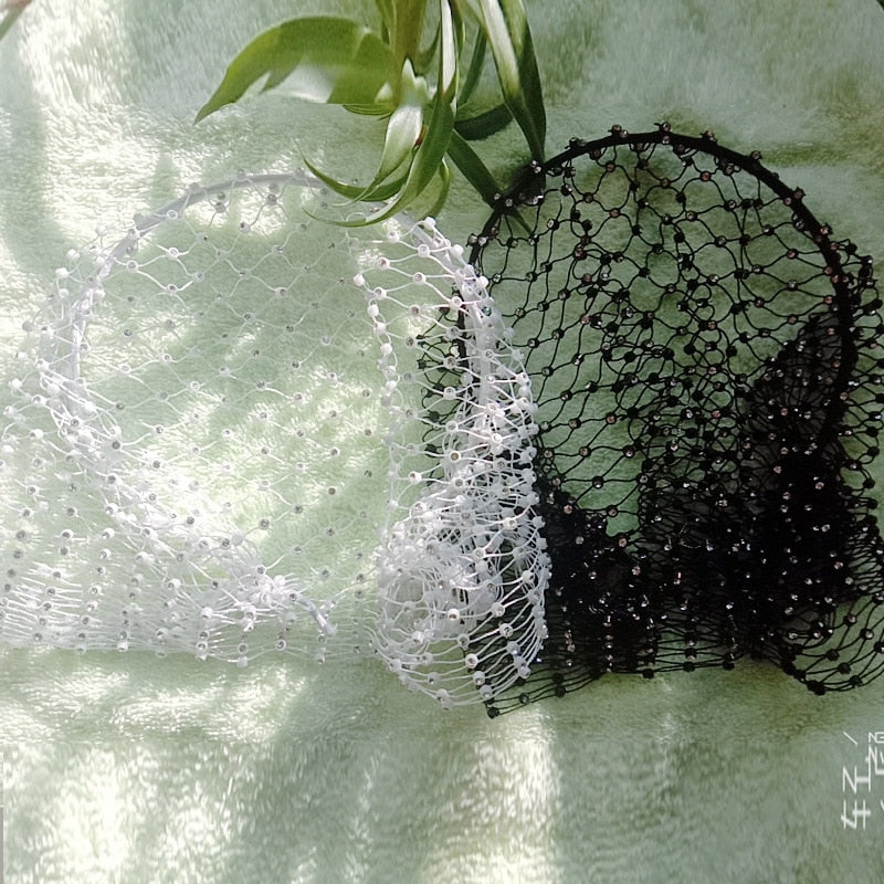 C2C Crystal Face Net Charming Wedding Veil and Headband Occasional Veil