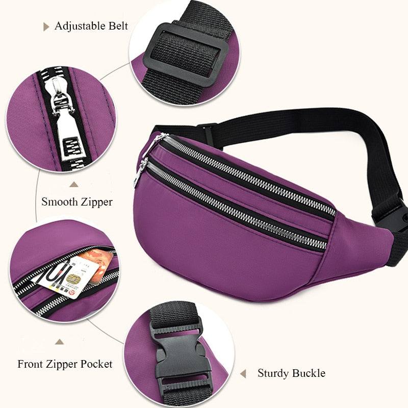C2C Geestock Crossbody-Waist-Chest-Belt Sport Hip Bum Bag