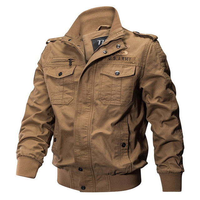 ZHAN DI JI PU Army Pilot Mens Jacket