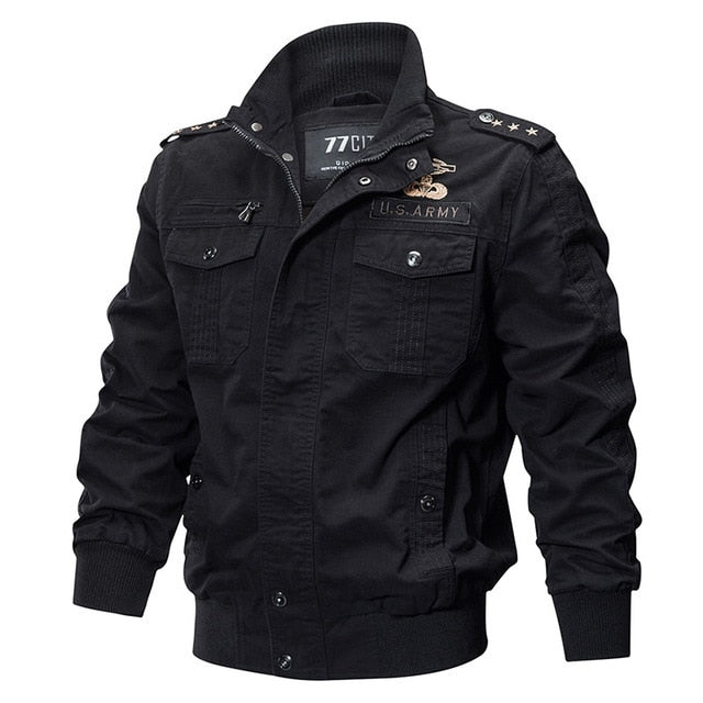 ZHAN DI JI PU Army Pilot Mens Jacket