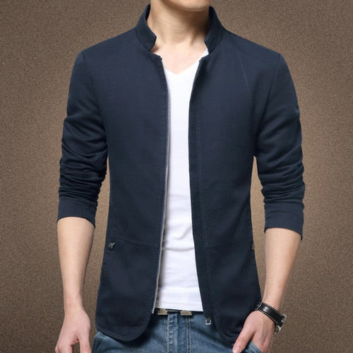 Mens Slim Fit Business Casual Jackets