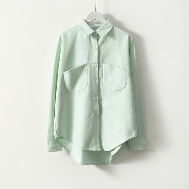 2021 Spring Women Summer Blouse