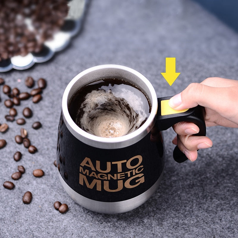 C2C Automatic Self Stirring Magnetic Creative Stainless Steel Mixing Cup