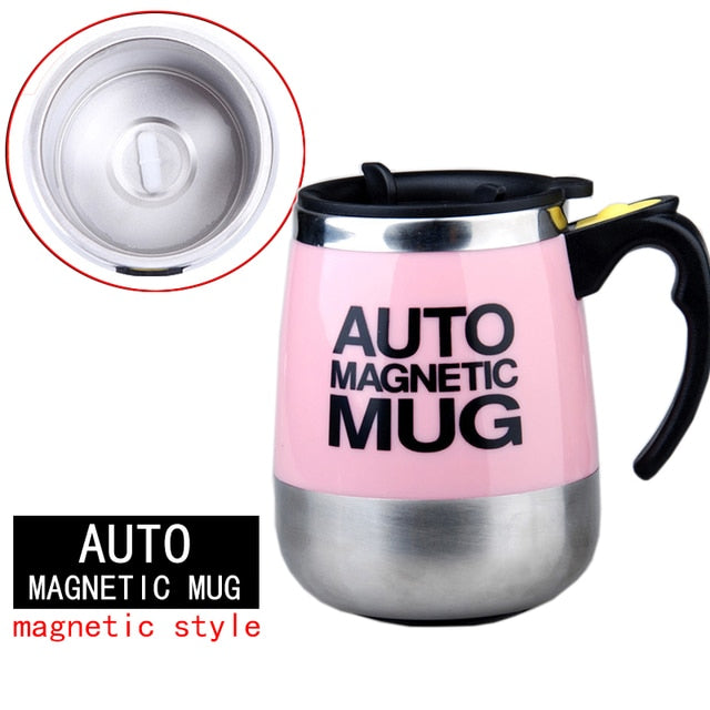 C2C Automatic Self Stirring Magnetic Creative Stainless Steel Mixing Cup