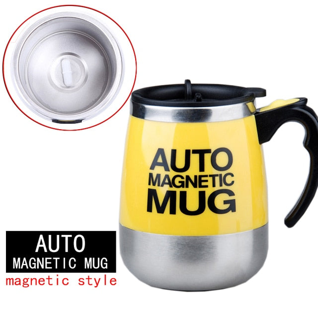 C2C Automatic Self Stirring Magnetic Creative Stainless Steel Mixing Cup