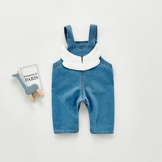 Newborn Baby Boy Denim Romper