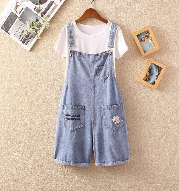 C2C Mall-Casual Denim Women Short Romper Jeans