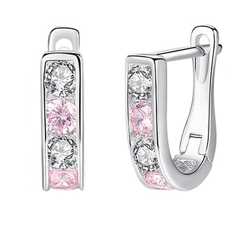 C2C Mall-BELAWANG Jewelry 925 Sterling Silver Crystal Small Stud Earrings