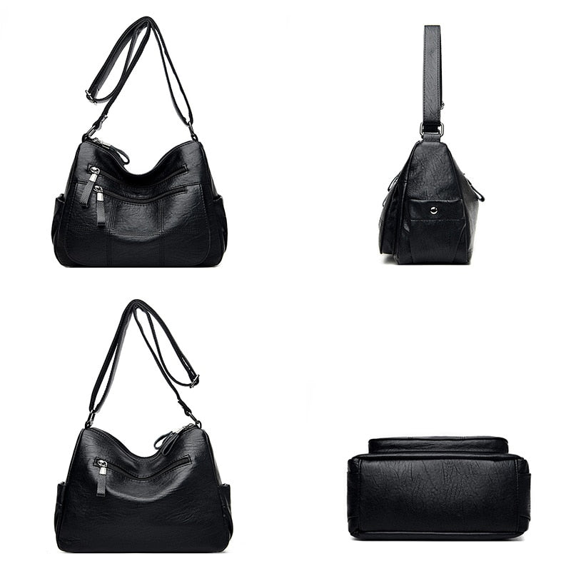 LANYIBAIGE Leather Luxury Ladies Designer Shoulder Crossbody Bags