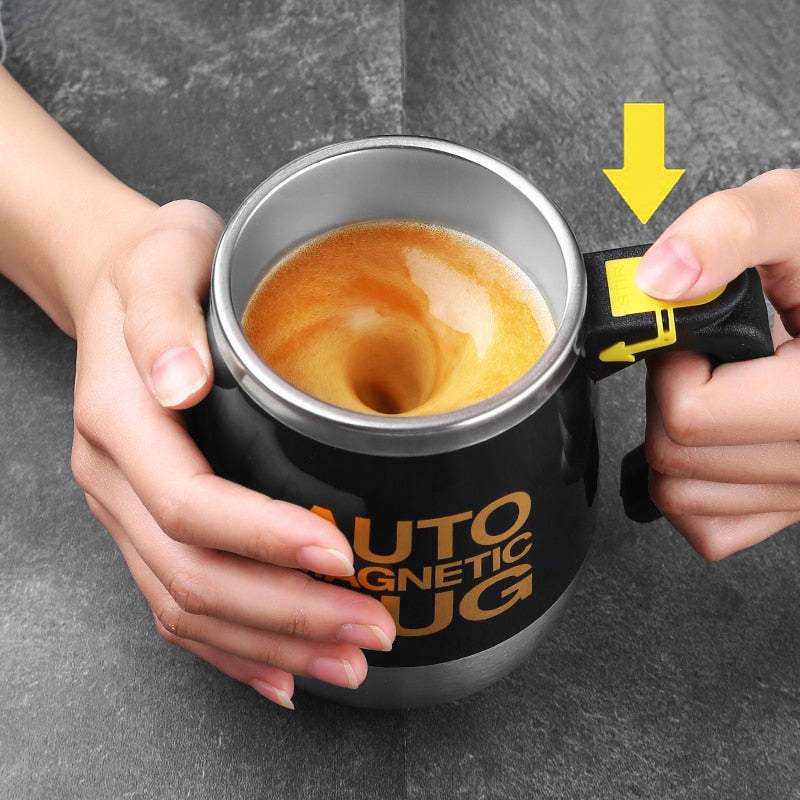 C2C Rechargeable Automatic Self Stirring Magnetic Mug Creative Stainless Steel