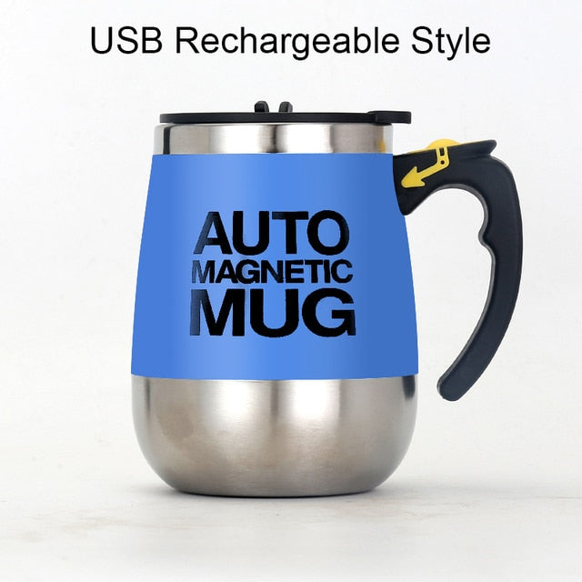 C2C Rechargeable Automatic Self Stirring Magnetic Mug Creative Stainless Steel