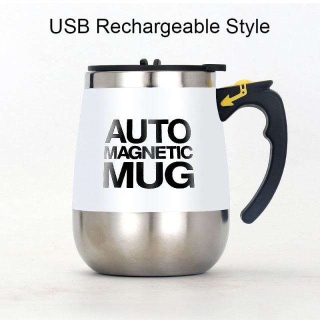C2C Rechargeable Automatic Self Stirring Magnetic Mug Creative Stainless Steel