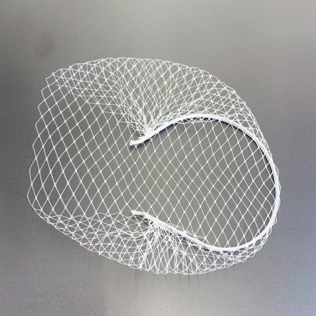 C2C Crystal Face Net Charming Wedding Veil and Headband Occasional Veil