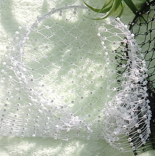 C2C Crystal Face Net Charming Wedding Veil and Headband Occasional Veil