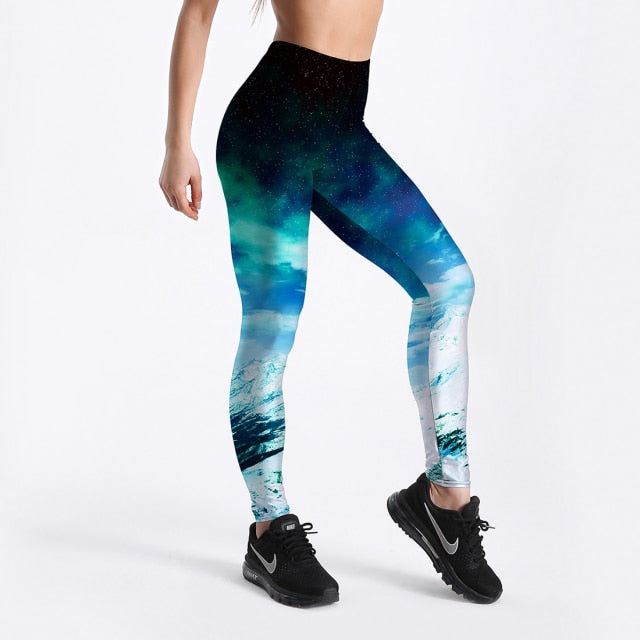 C2C Qickitout Spandex God Printed Leggings