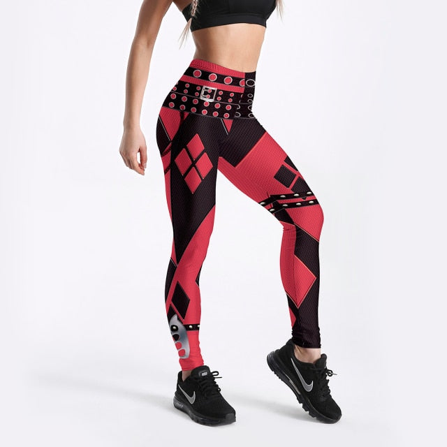 C2C Qickitout Spandex God Printed Leggings