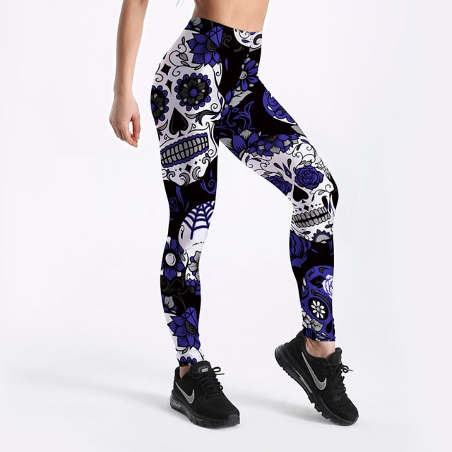 C2C Qickitout Spandex God Printed Leggings