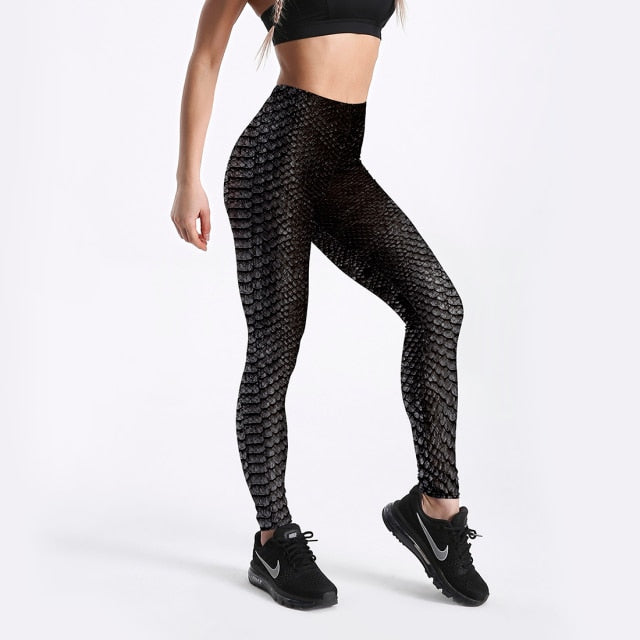 C2C Qickitout Spandex God Printed Leggings