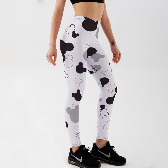 C2C Qickitout Spandex God Printed Leggings