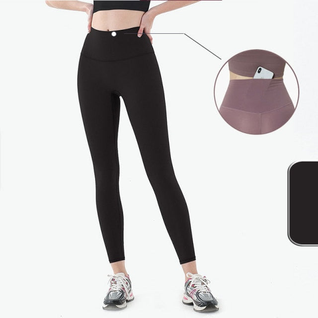 High Waist Naked feeling Leggings Push Up Sport Women Fitness Running Yoga Pants Energy Seamless Leggings Gym Girl leggings