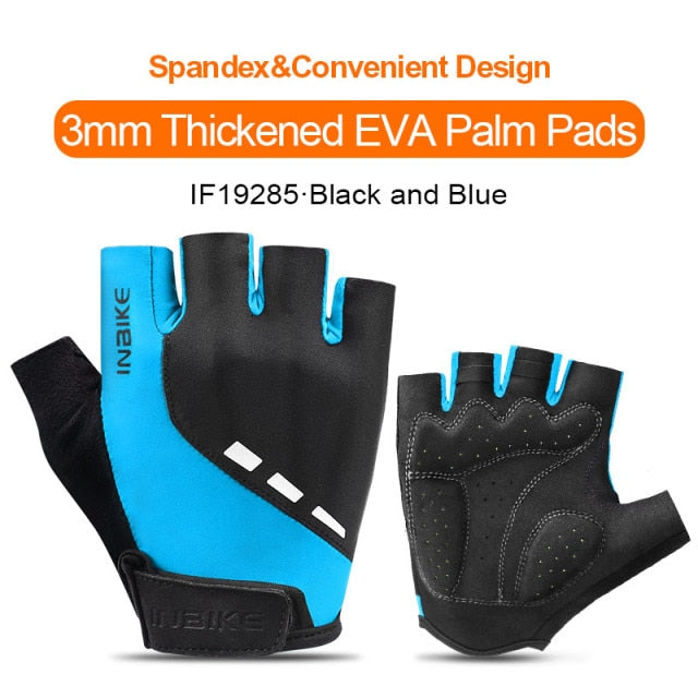 C2C INBIKE Shockproof GEL Pad-Half Finger Unisex Bicycle Gloves