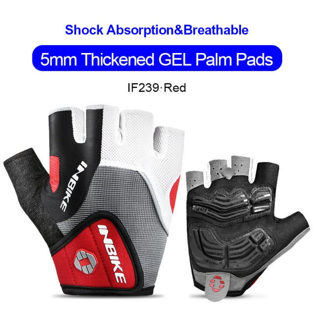 C2C INBIKE Shockproof GEL Pad-Half Finger Unisex Bicycle Gloves