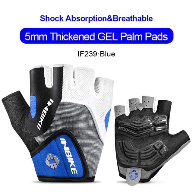 C2C INBIKE Shockproof GEL Pad-Half Finger Unisex Bicycle Gloves