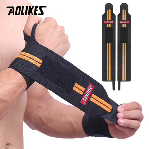 1 Pair Wristband Wrist Support Weight Lifting Gym