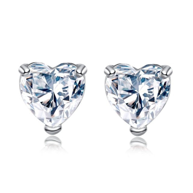 Moonso Luxury 925 Sterling Silver CZ Drop Ladies Earing