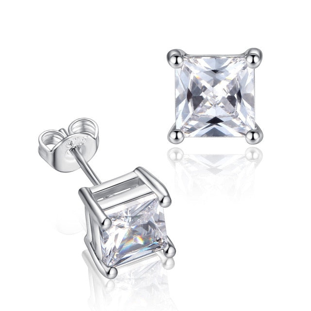 Moonso Luxury 925 Sterling Silver CZ Drop Ladies Earing