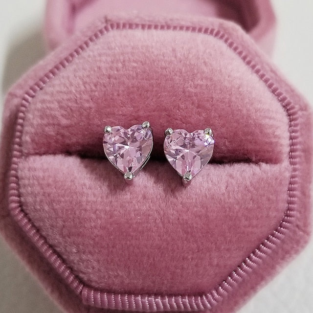 Moonso Luxury 925 Sterling Silver CZ Drop Ladies Earing